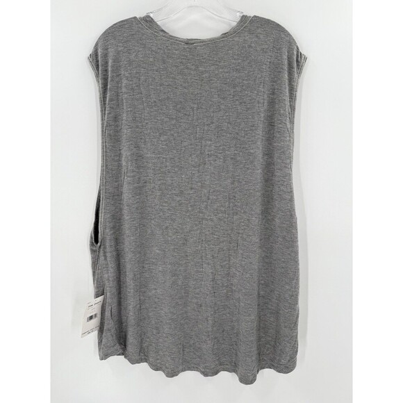 New W Tags Free People We The Free "The It" Gray Muscle Tank Size LARGE - Picture 7 of 14